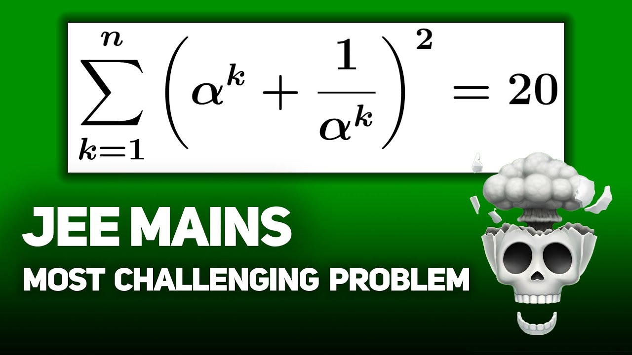 Don't Miss This Challenging JEE Main 2025 Question | JEE Mains 2026