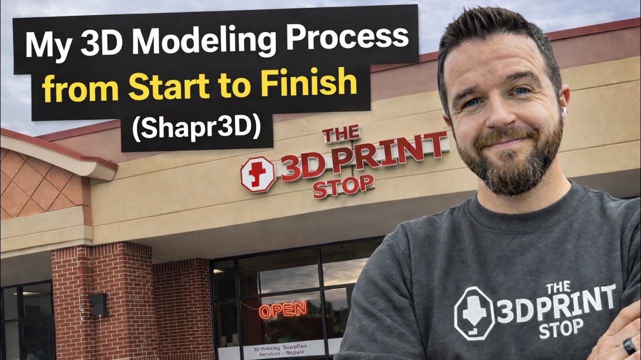 3D-моделирование от начала до конца в Shapr3D! Мой ход мыслей, мои ошибки, мой подход!