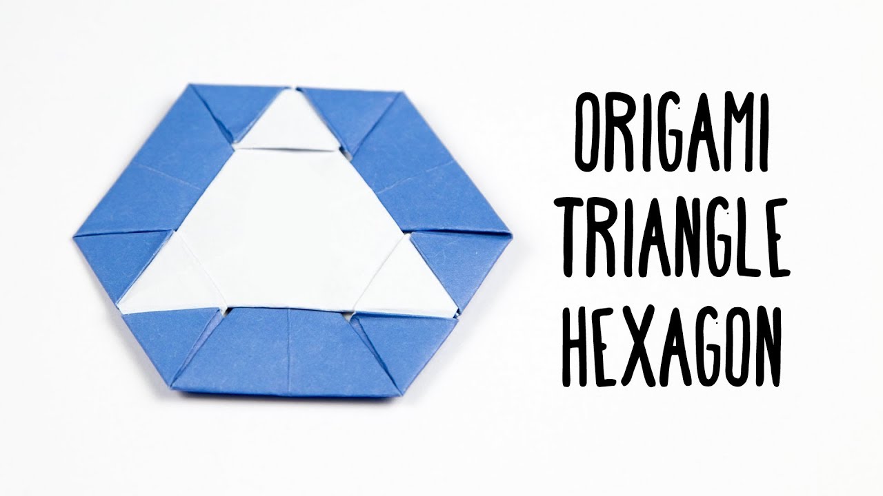 Origami Coaster/Tato Tutorial -  Triangle Hexagon - Paper Kawaii