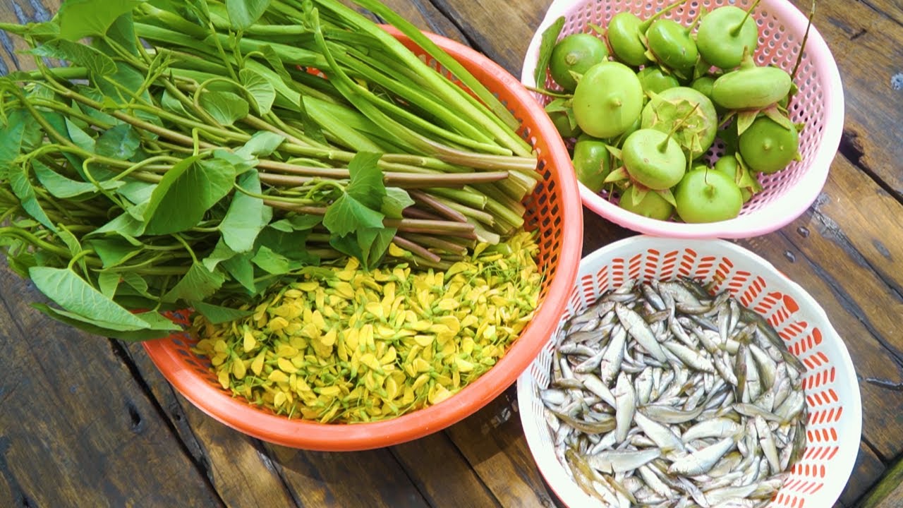 Sản Vật Mùa Lũ Phương Nam, Cá Linh Nấu Canh Chua Trái Bần | Nét Quê #351