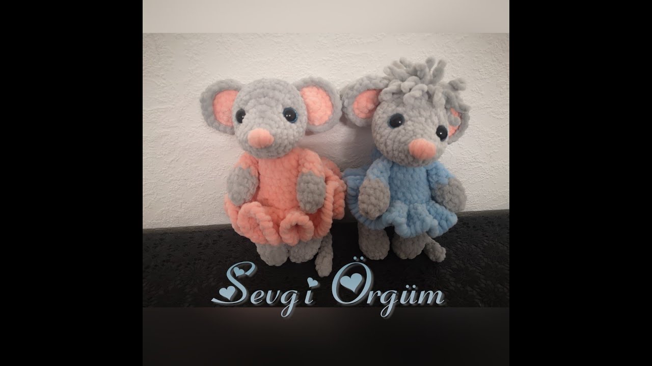 Maus häkeln,klein und süß :)