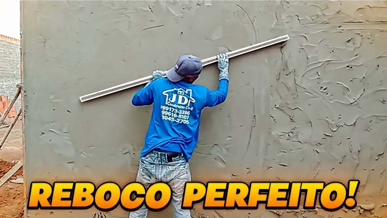 PEDREIRO ENSINA A COMO SARRAFEAR PAREDE PASSO A PASSO