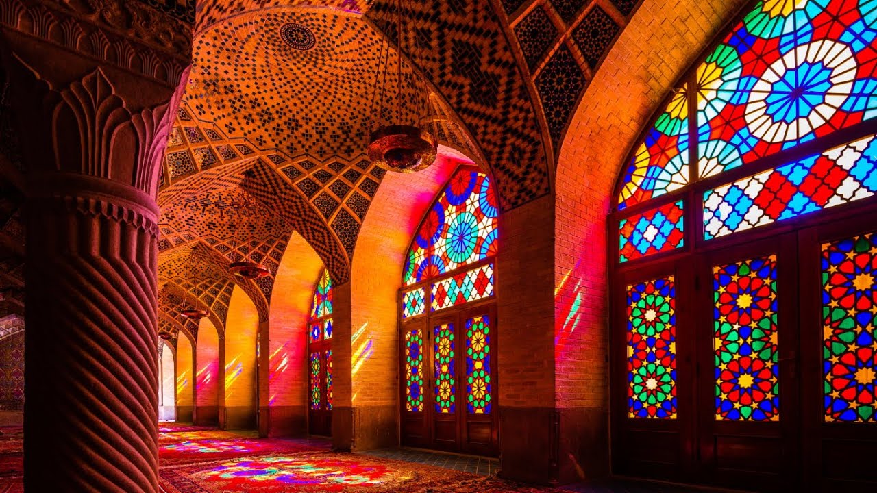 Turn Your TV Into Art I 4K Persian Art Frame: One Hour of Morning Light in the Pink Mosque