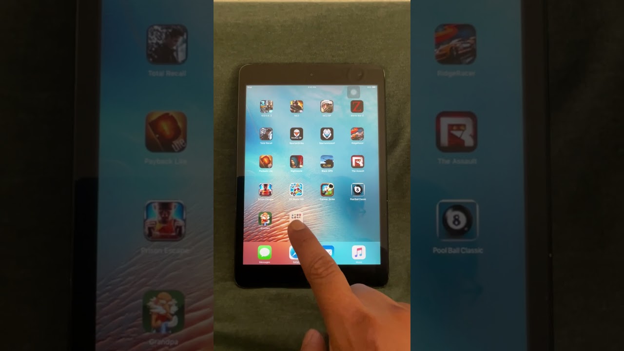 IPAD MINI 1 IOS 9 OLD GAMES