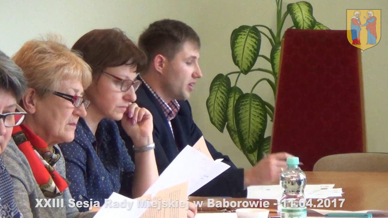 XXIII Sesja Rady Miejskiej w Baborowie - 11.04.2017