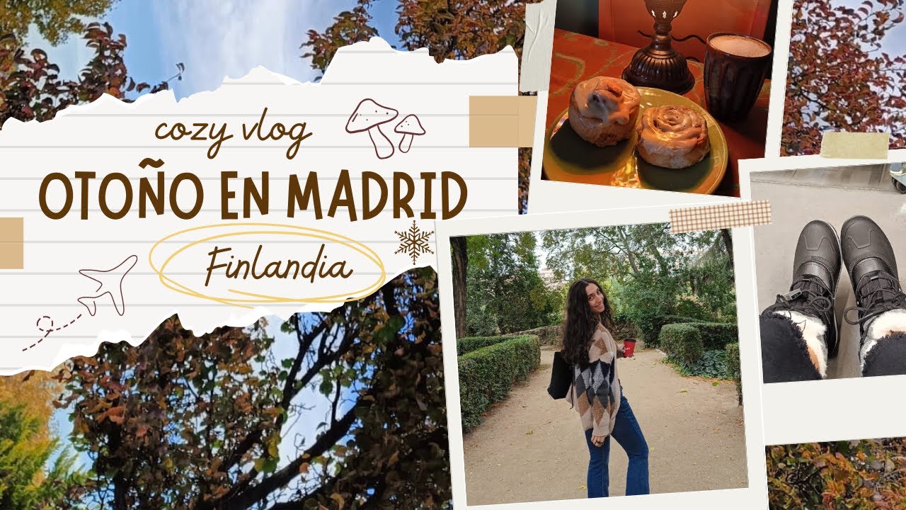 Otoño en Madrid 🍂+ Compras de invierno | Preparando mi viaje a Finlandia❄️ (cozy vlog)