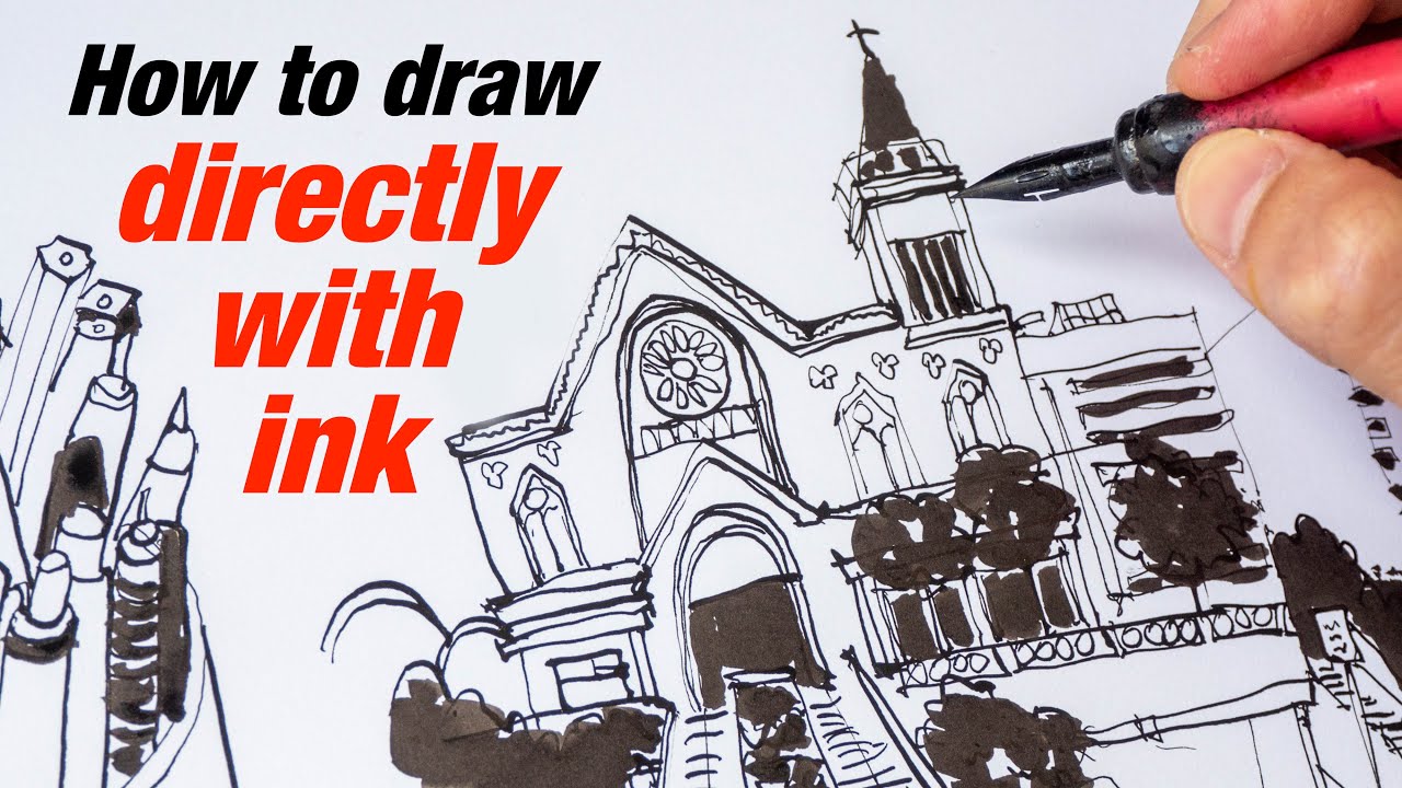 How to Draw Directly With Ink