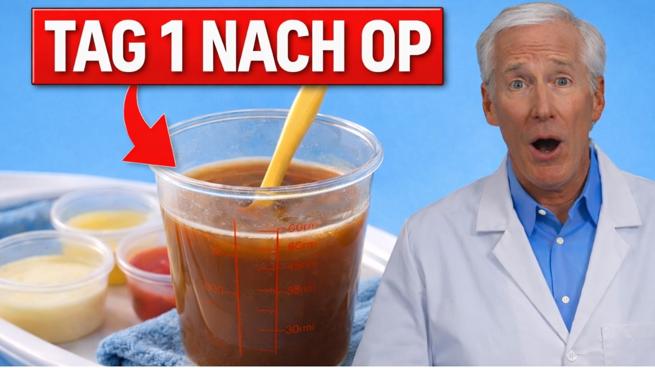 Magenbypass Ernährung Tag 1: Nur Flüssigkeiten?