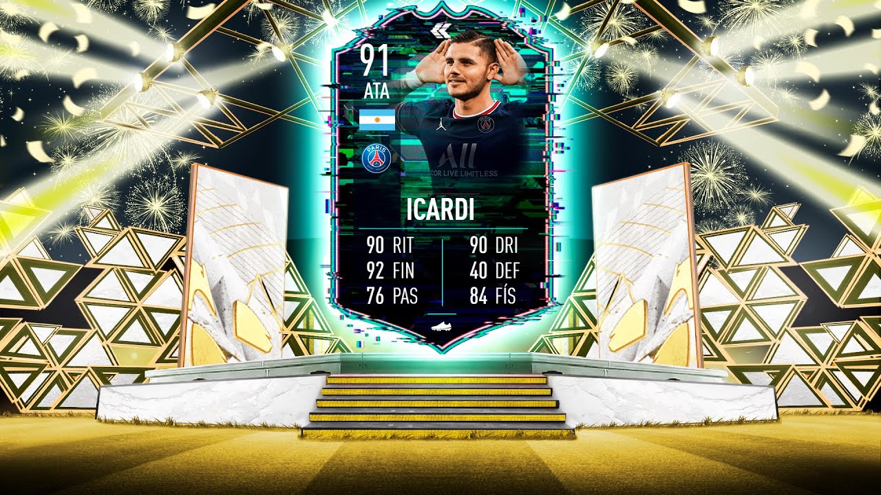 PLAYER PICK DE ICON E MAURO ICARDI FLASHBACK 91 EM DMEs!! - FIFA 22 Ultimate Team