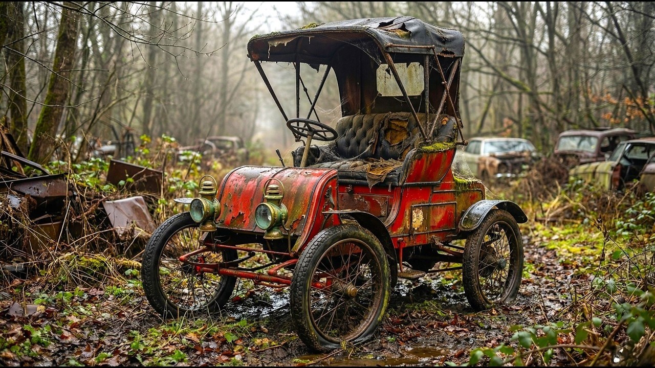120-Year-Old Car Brought Back to Life | 1901 Winton Runabout ASMR Restoration