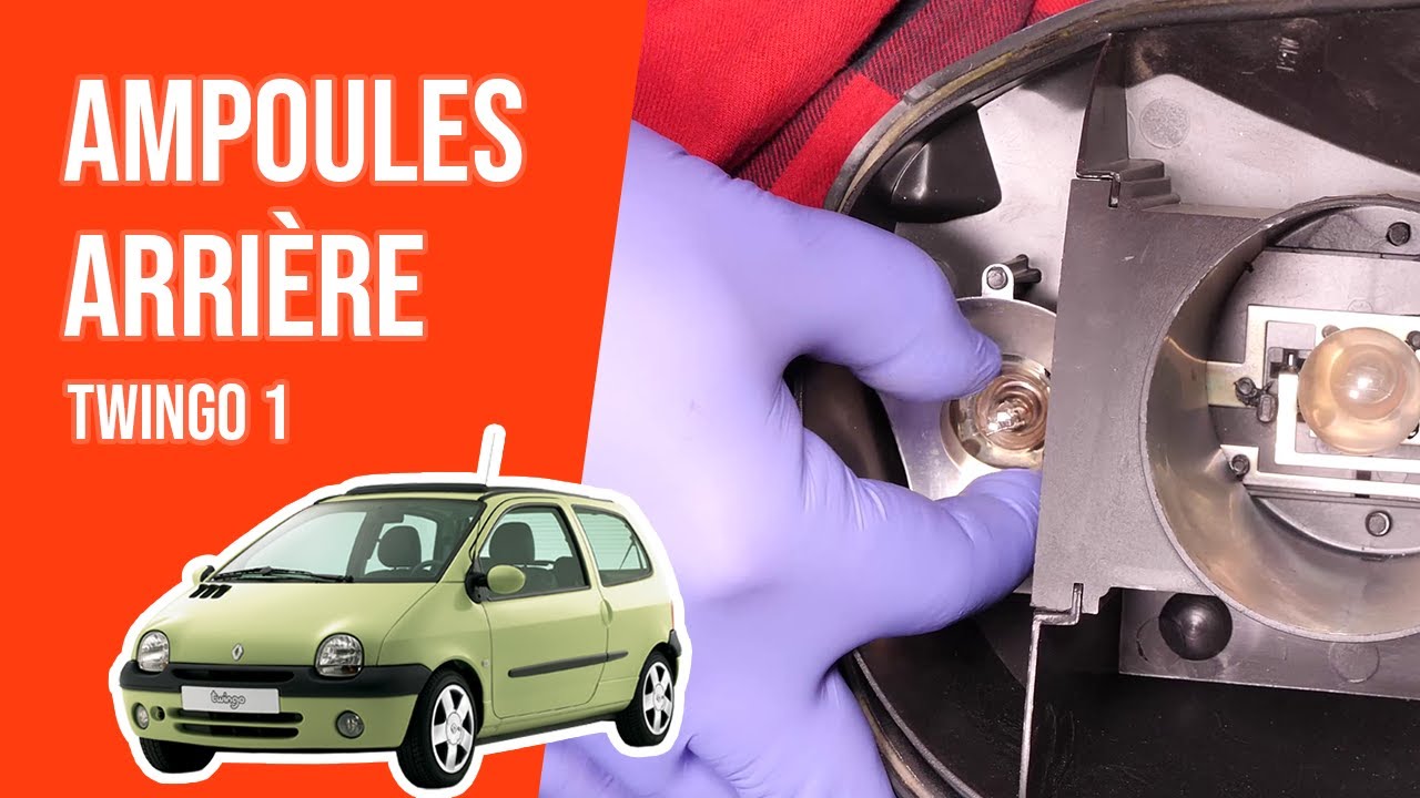 Changer les ampoules de feux arrière TWINGO 1 💡
