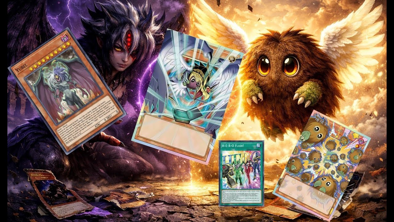 HERO Kuriboh yubel deck,[LOCH],Multiplying,Sabatiel LV10,H-E-R-O Flash!,[BLZD]