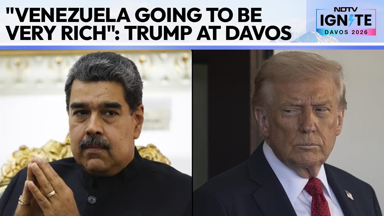 Trump In Davos | "Venezuela Going To Be Very Rich": Trump At WEF In Davos