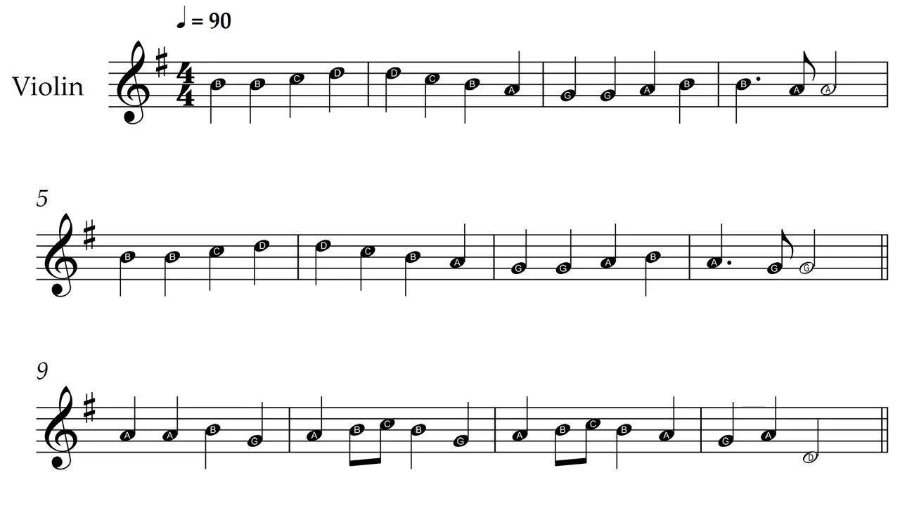 Ode to Joy | Violin Sheet Music