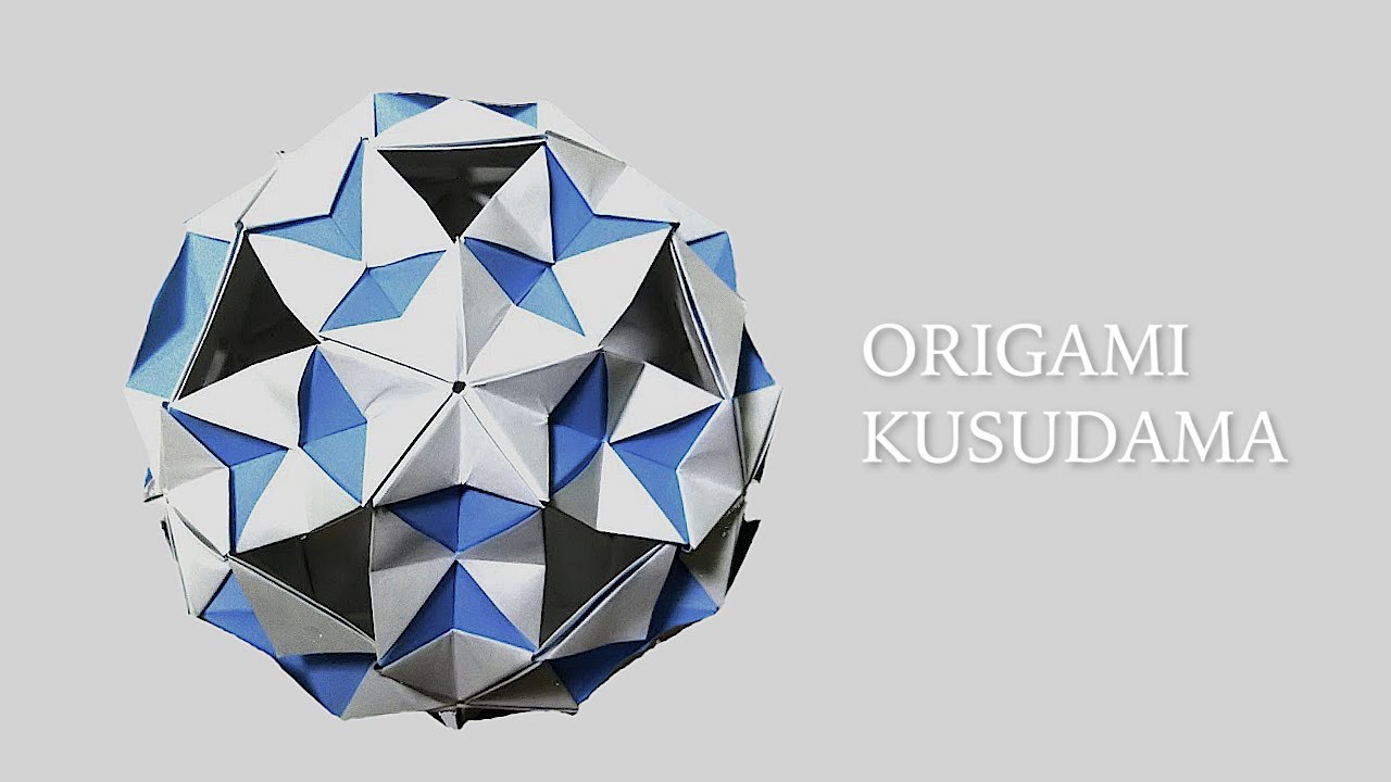 Origami Kusudama - Pray /【折り紙】くす玉 - Pray