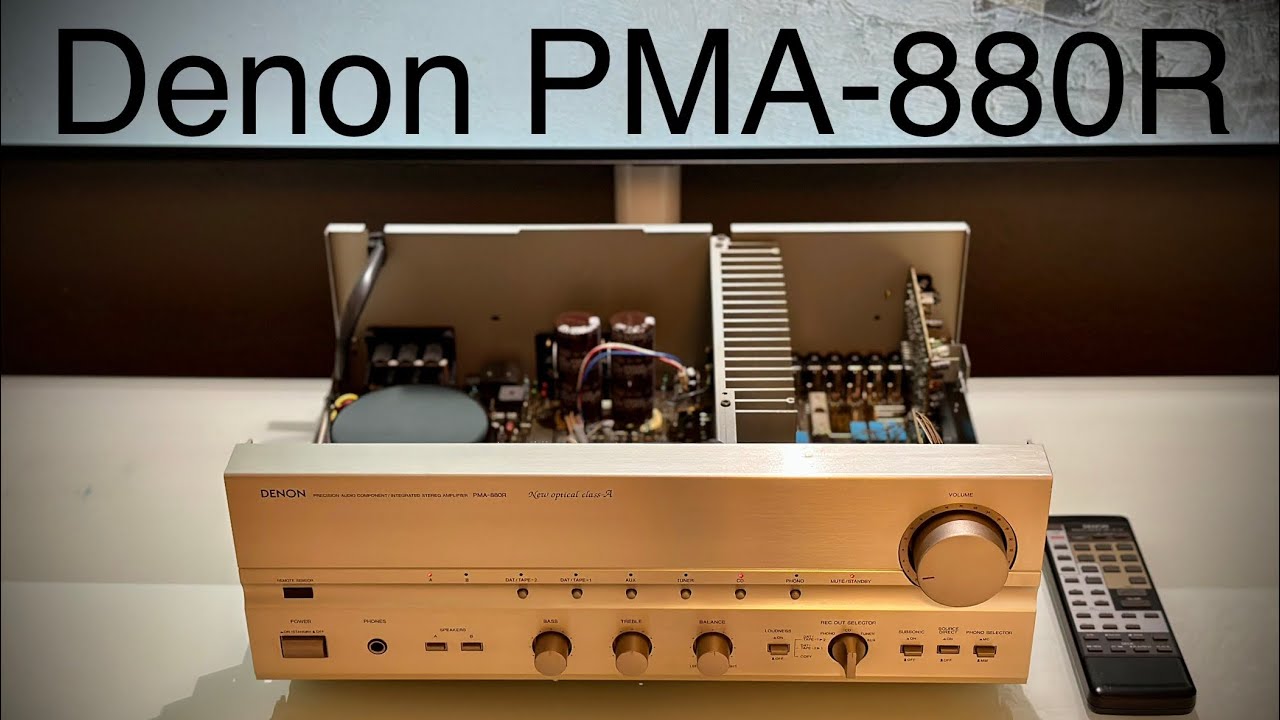Denon PMA-880R Precision Audio Component / Integrated Stereo Amplifier class-A Test