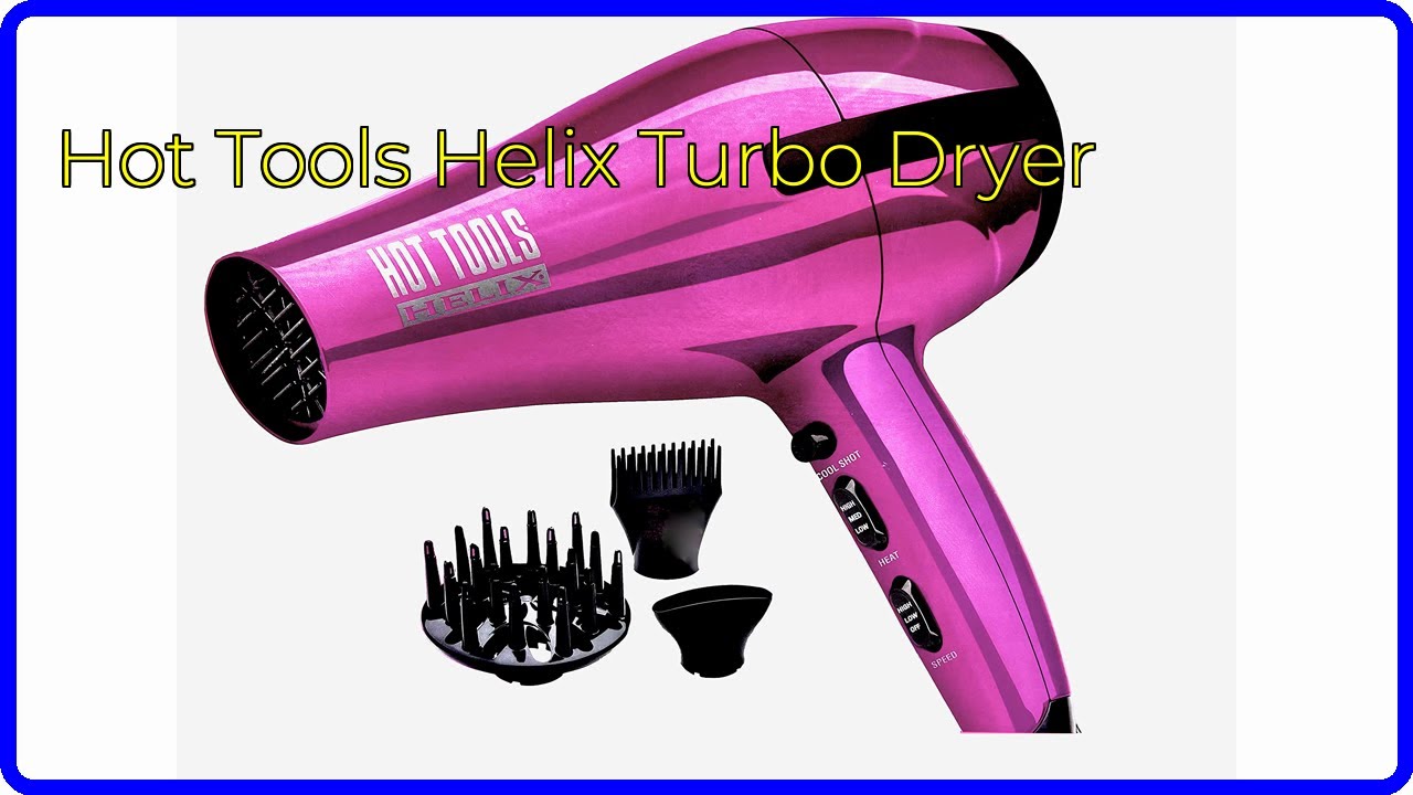 REVIEW (2026): Hot Tools Helix Turbo Dryer. ESSENTIAL details.