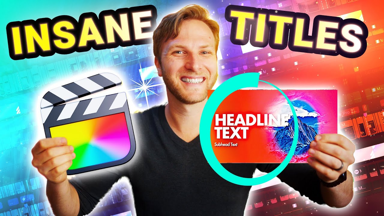 Final Cut Pro Comes With These AMAZING Titles