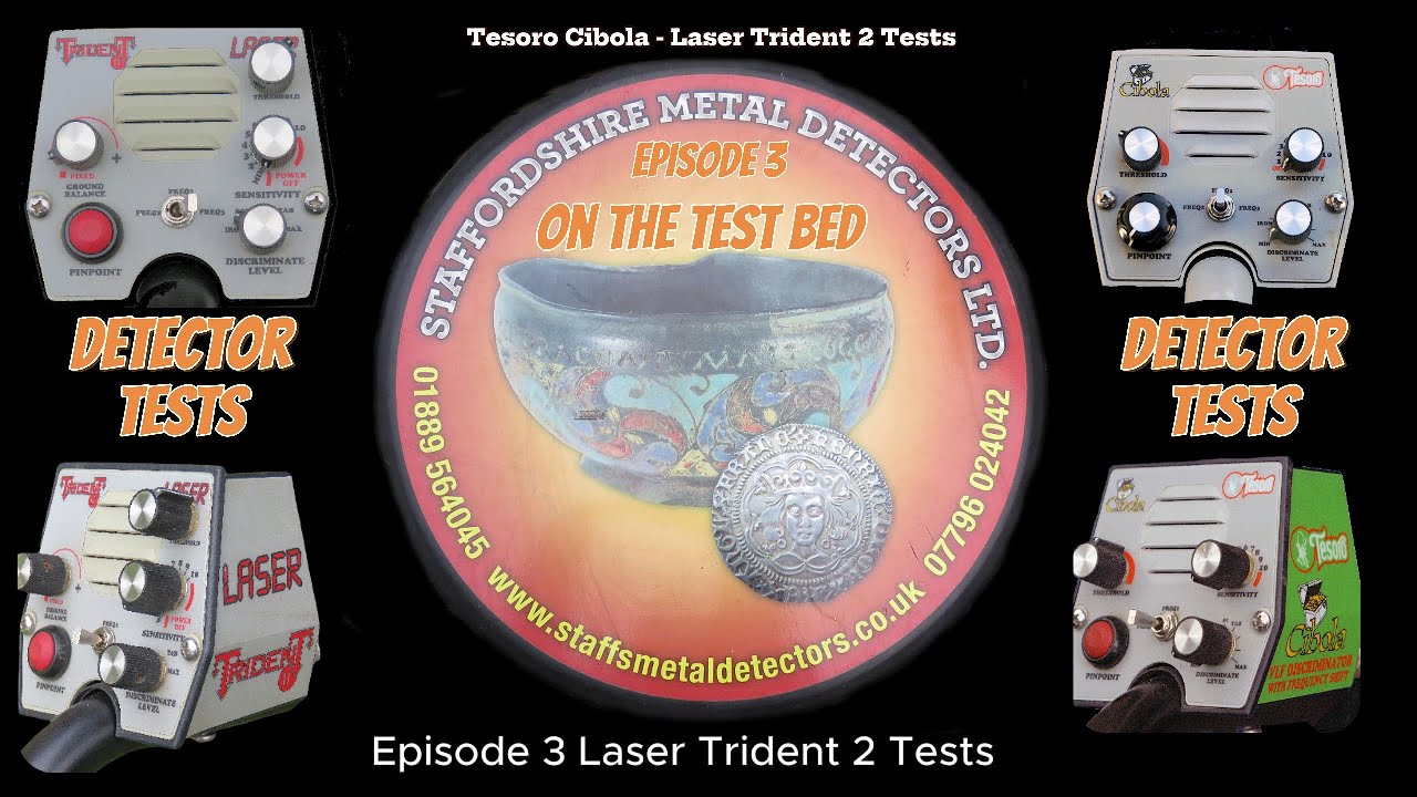 Laser Trident 11 - Tesoro Cibola Metal Detector Tests