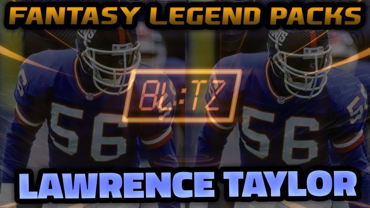 BLITZ LEGEND FANTASY PACK | LAWRENCE TAYLOR | MADDEN 18 ULTIMATE TEAM PACK OPENING