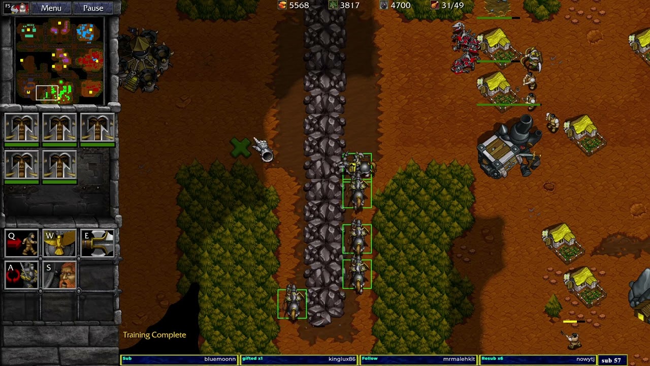 Warcraft 2 Remastered Rockin Rocks 3v3