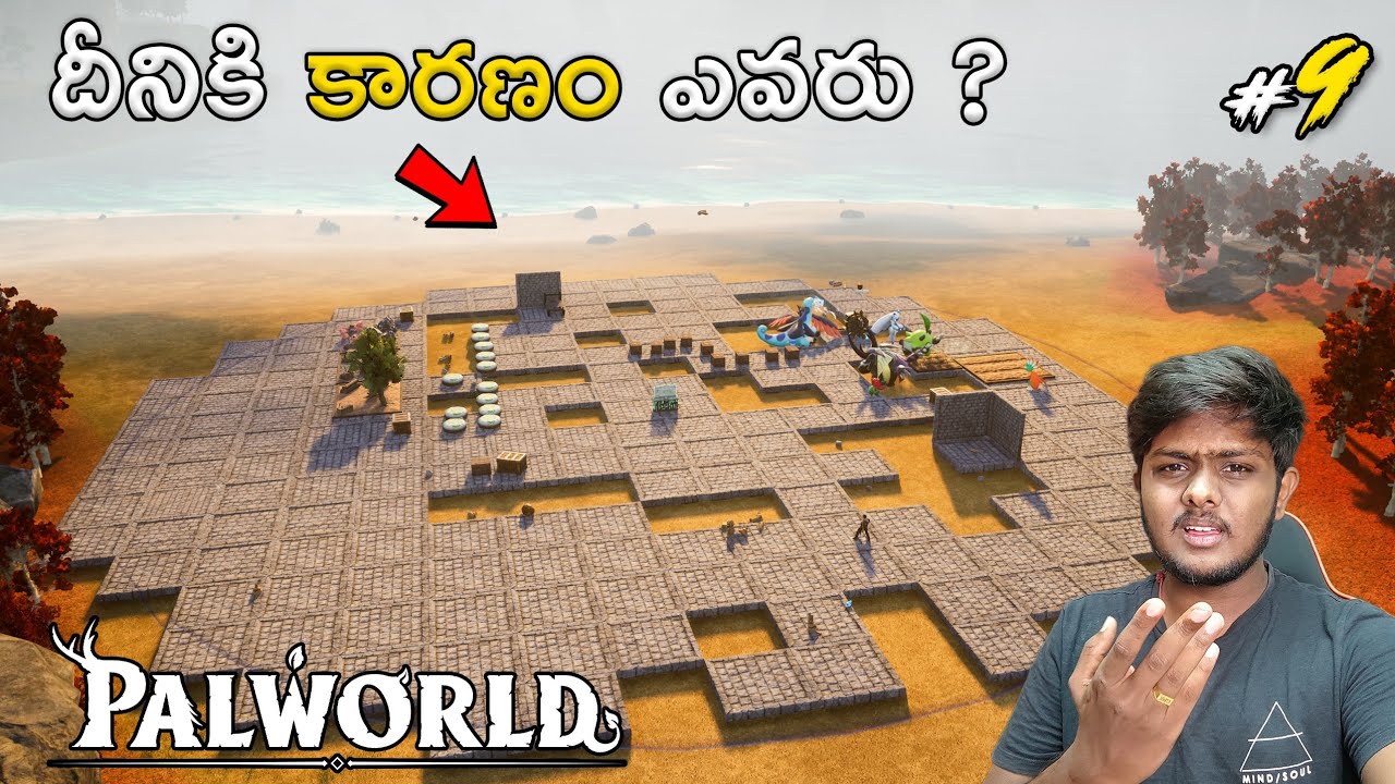 Our Base Got Destroyed In Palworld | In Telugu | #9 | GMK GAMER