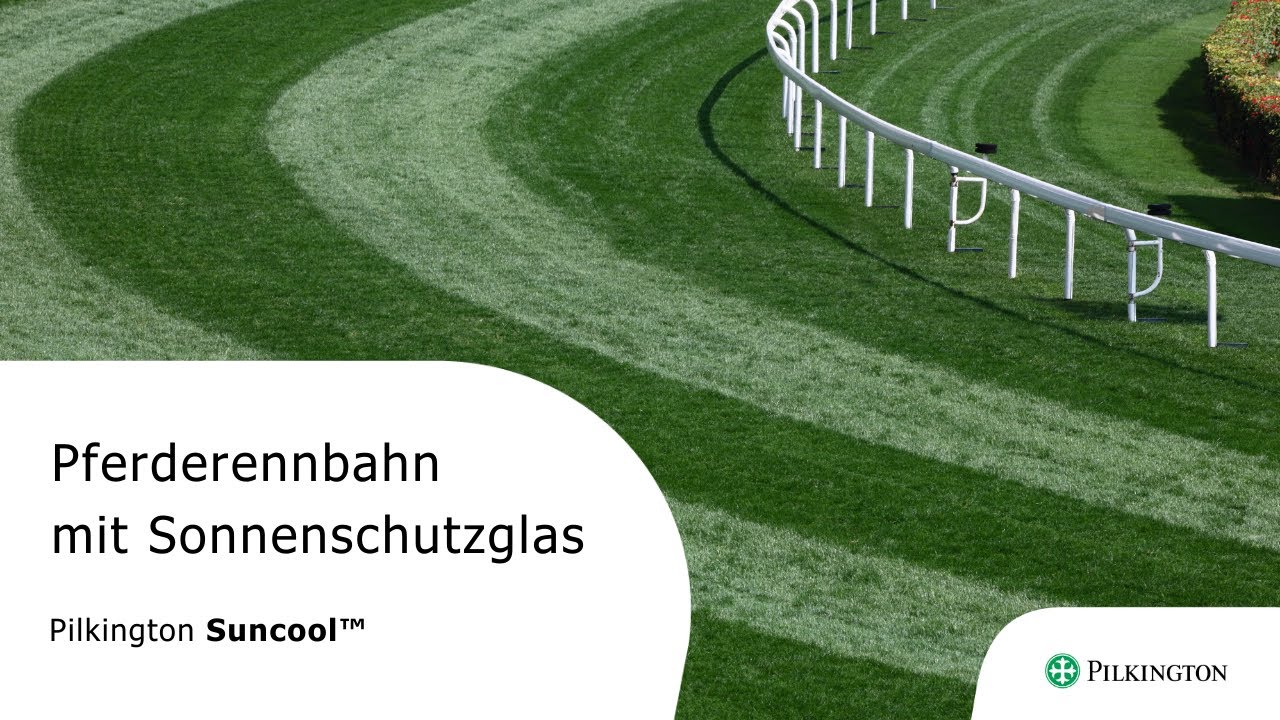 Pferderennbahn in Warschau mit Sonnenschutzglas