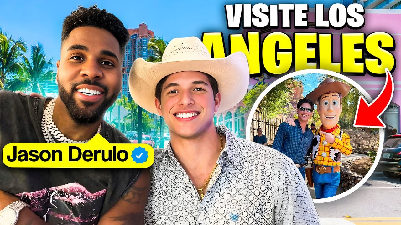 “¡Con JASON DERULO en Los Ángeles! 🤠 +  WOODYI  GANADEROS GONZALEZ