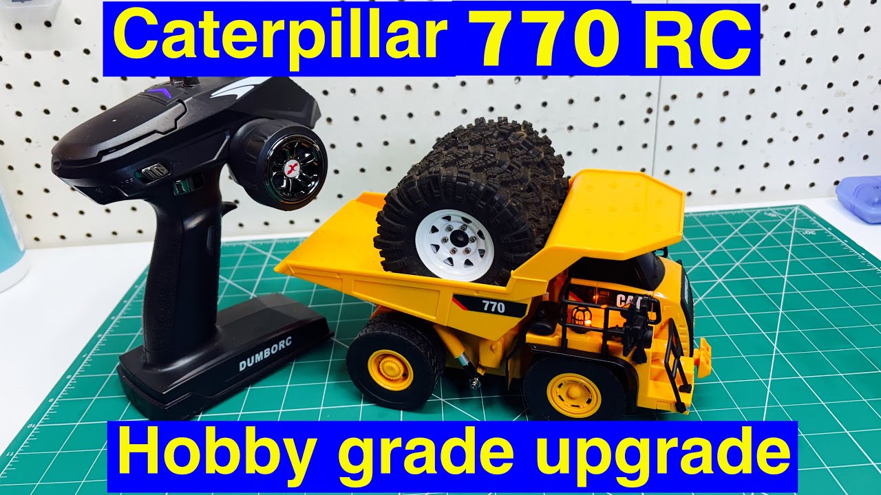 Dump truck RC hobby grade upgrade conversion, construction truck