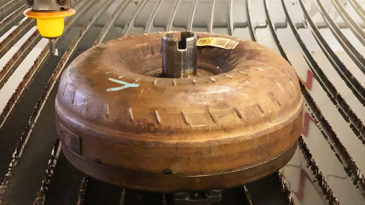 Torque Converter vs 60,000 PSI Waterjet | Amazing Cross-Section
