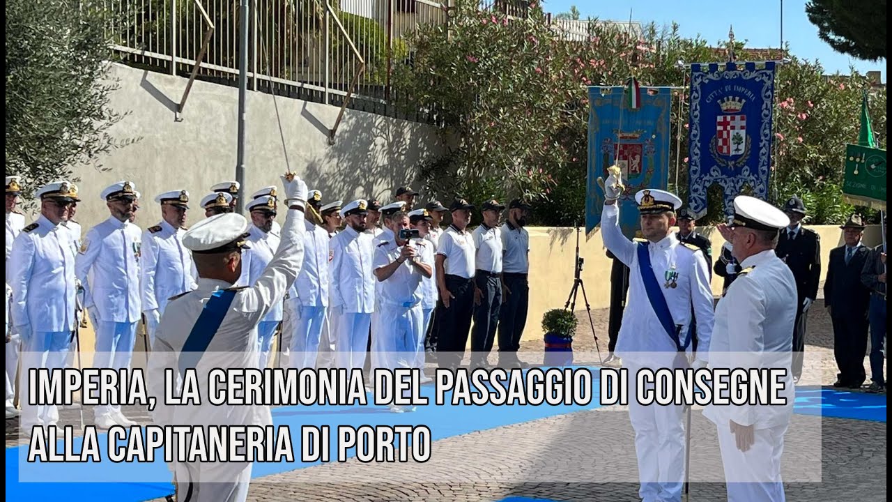 Imperia, la cerimonia del passaggio di consegne alla Capitaneria di Porto