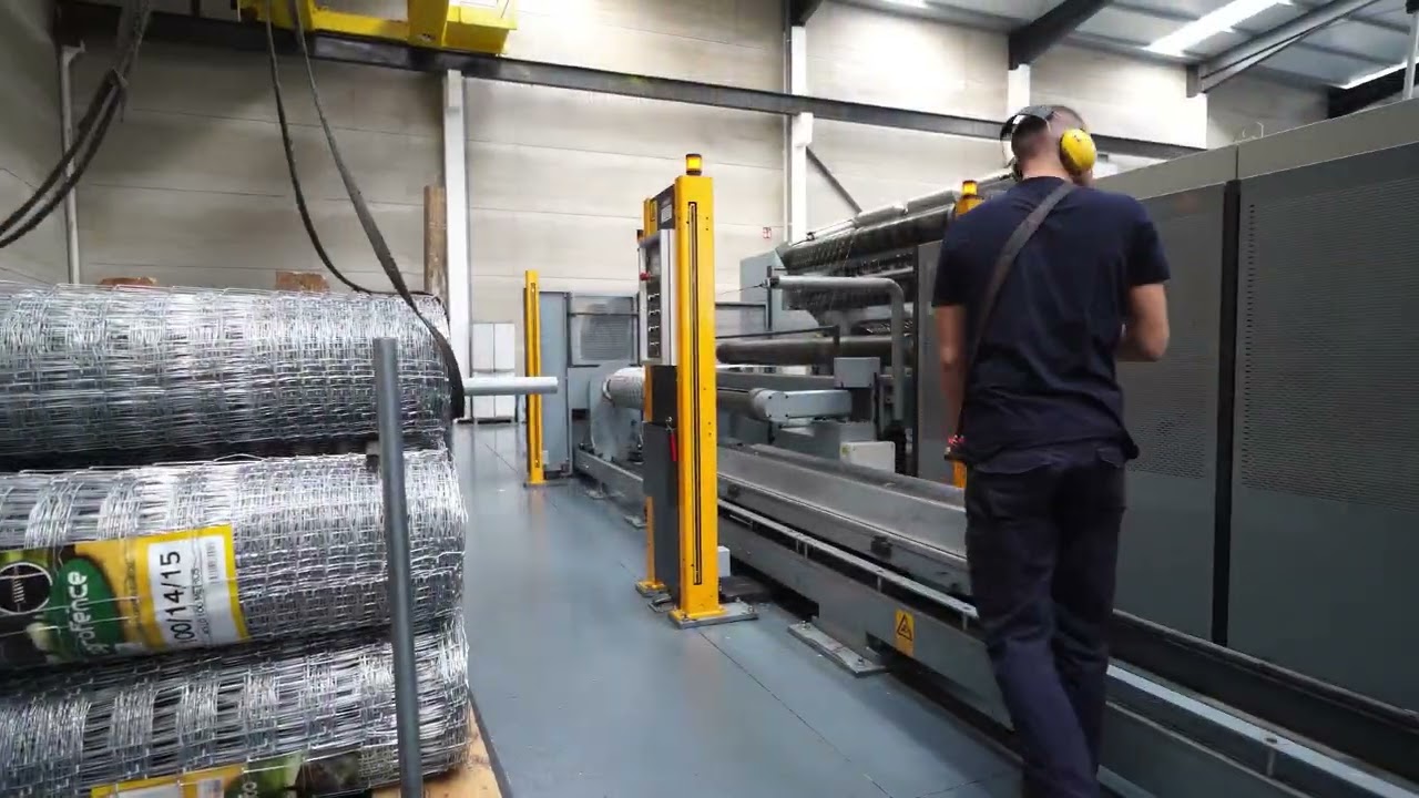 Malla anudada ganadera de alta calidad: proceso de fabricaci&oacute;n
