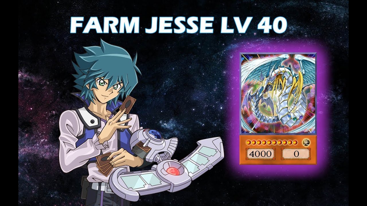 [Yu-Gi-Oh! Duel Links]GX: Farm Jesse Anderson LV 40 | 2 Decks | Awaken Rainbow Dragon!