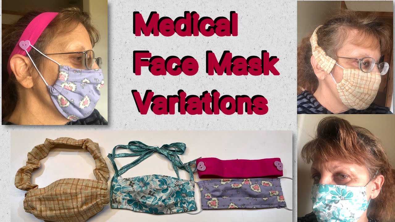 Face Mask Variations NOT Over The Ears - EASY DIY