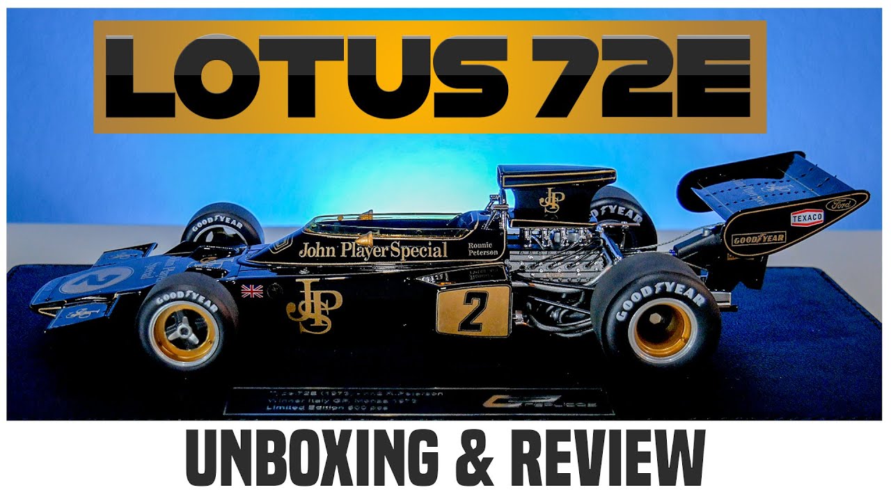 GP Replicas 1/18 Ronnie Peterson Lotus 72E Italian GP Model Car | Unboxing & Review