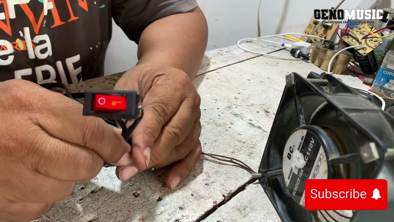 Conexión de interruptor neón o swiche