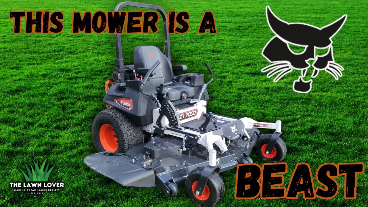 Газонокосилка Bobcat ZT7000 Zero Turn #уходзалужением #одножественноеживотное