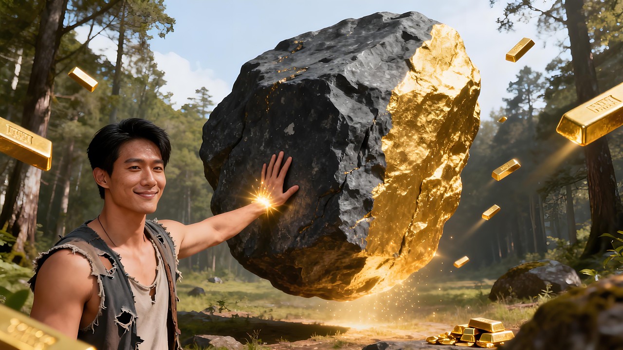 【新劇完結】🔥一瞬間石頭變金條？看我利用點石成金發家致富