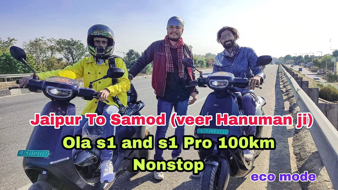 100KM NonStop OLA S1 AND OLA S1 PRO ECO MODE RANG TEST