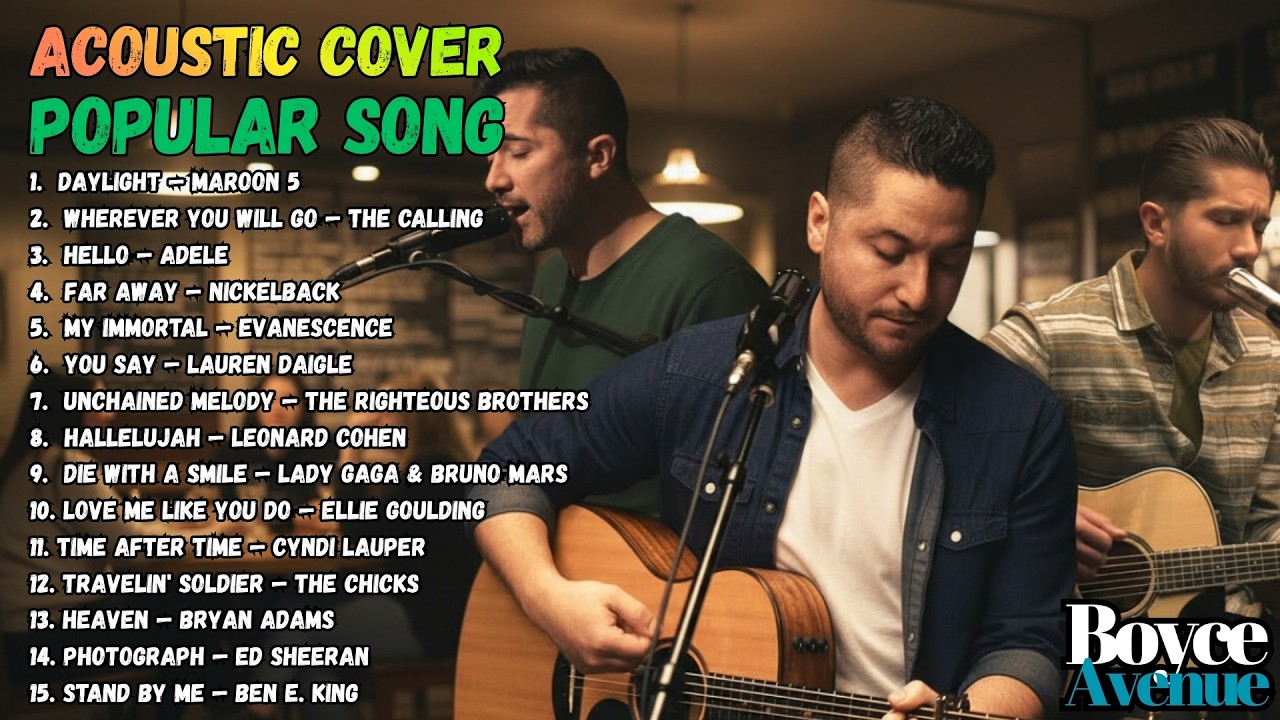 Top Acoustic Cover Songs 2026 | Best of Boyce Avenue Style | Relaxing Guitar Playlist | Daylight