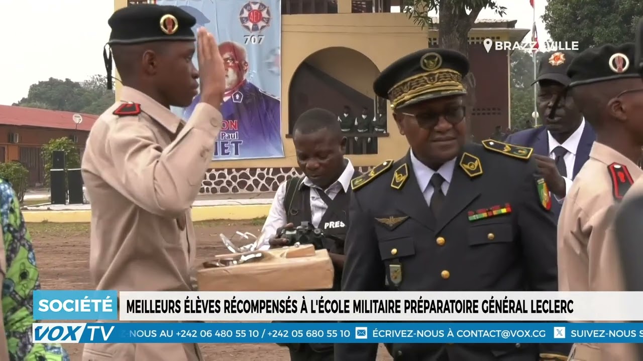 L'École Militaire Préparatoire Général Leclerc récompense ses meilleurs élèves