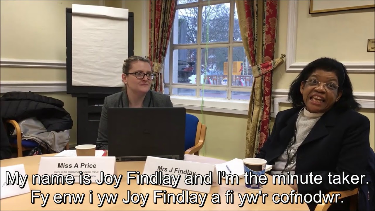 Cardiff Council Schools Appeals Panel / Panel Apeliadau Ysgolion Cyngor Caerdydd