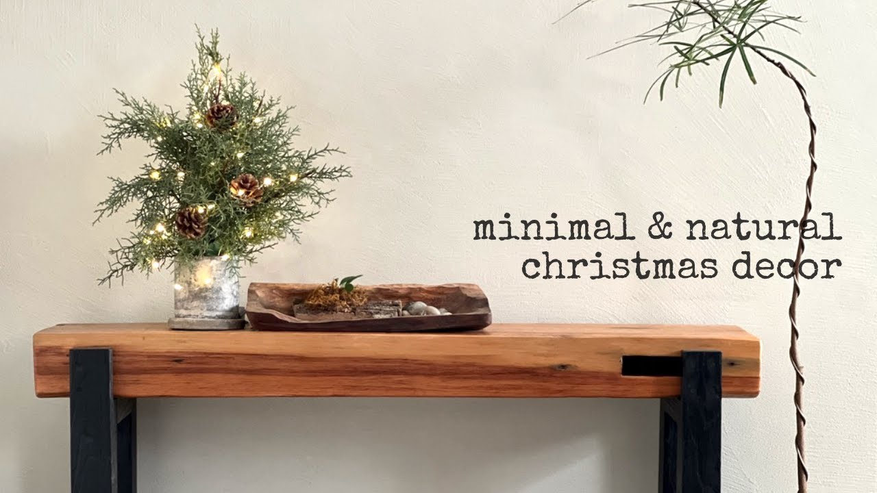 SUB) 작은 공간, 미니멀 & 내추럴 크리스마스 인테리어 | Minimal & Natural Holiday Decor Tips