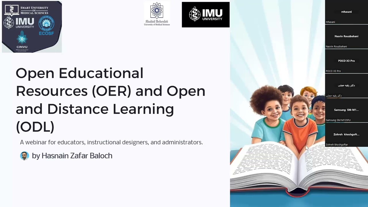 Webinar: Open Educational Resources (OER) and Open and Distance Learning (ODL)