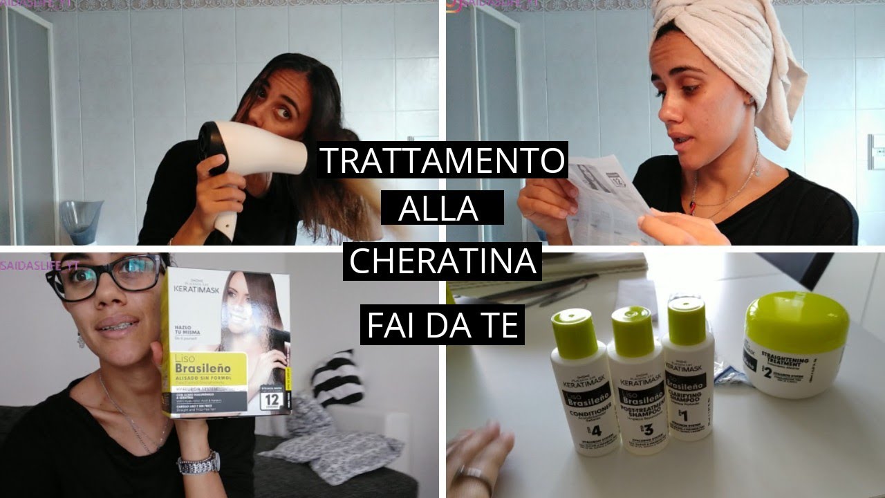 TRATTAMENTO ALLA CHERATINA FATTO A CASA/TRATTAMENTO LISCIANTE BRASILIANO