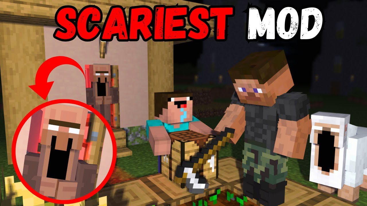 Can we SURVIVE Minecraft SCARIEST mod ! PART-2 😨HORROR