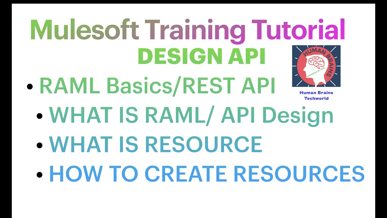 P1-S19.1|#mulesoft Tutorial for Beginners| Design API|How to create API spec in Mule|What is RAML
