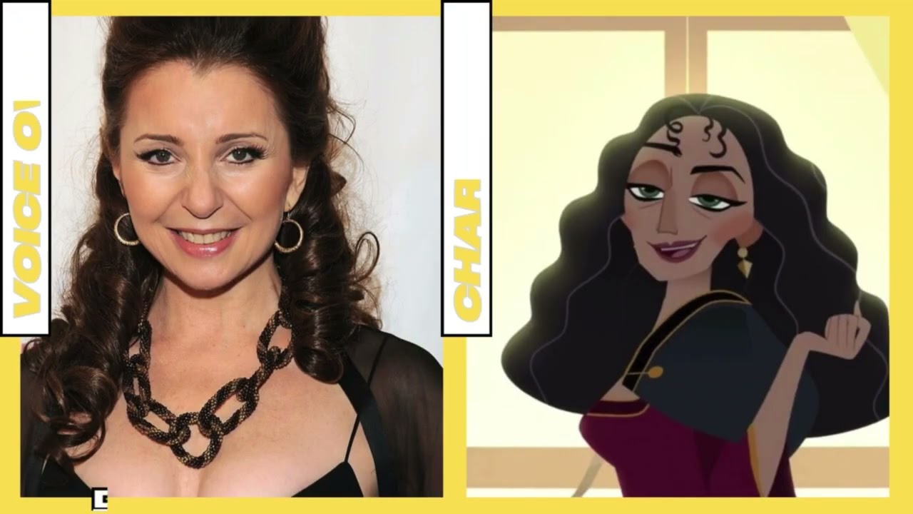 COMPARISON VOICE OVER AND CHARACTER RAPUNZEL TANGLED ADVENTURE : WHAT THE HAIR?
