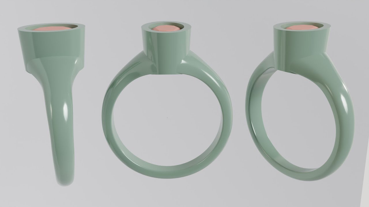 Rhino for Jewelers: Create an Oval Diamond Bezel Setting Ring Ready for Production