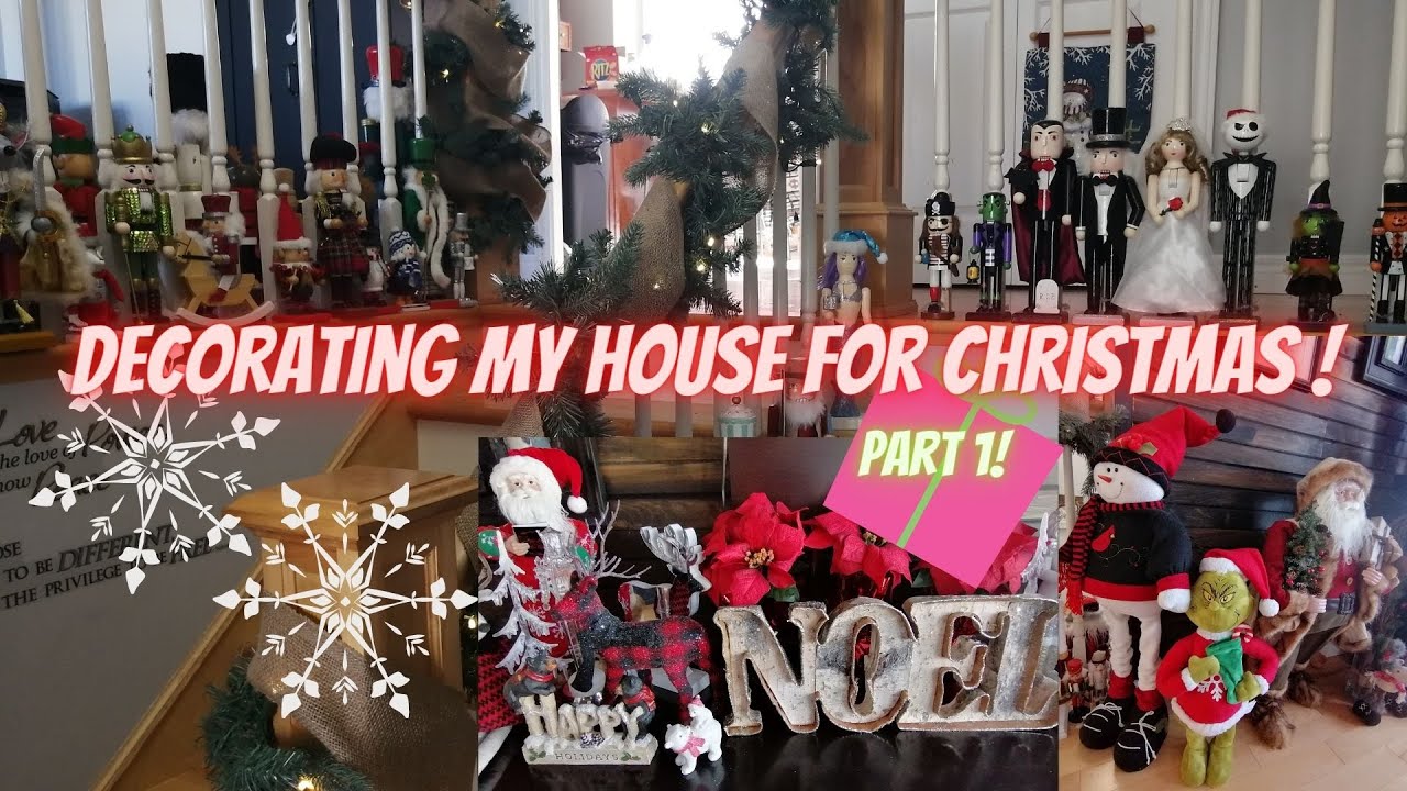 DECORATING MY HOUSE FOR CHRISTMAS! (PART 1) | Nicole Chantell
